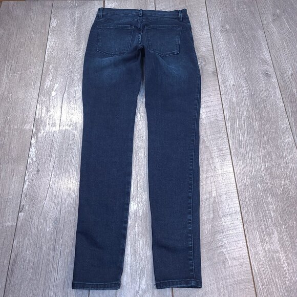 Mott & Bow Jeans Womens 28x30 Blue High Rise Skinny Stretch Dark Denim Pants - Picture 3 of 9